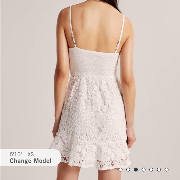 abercrombie lace mini dress